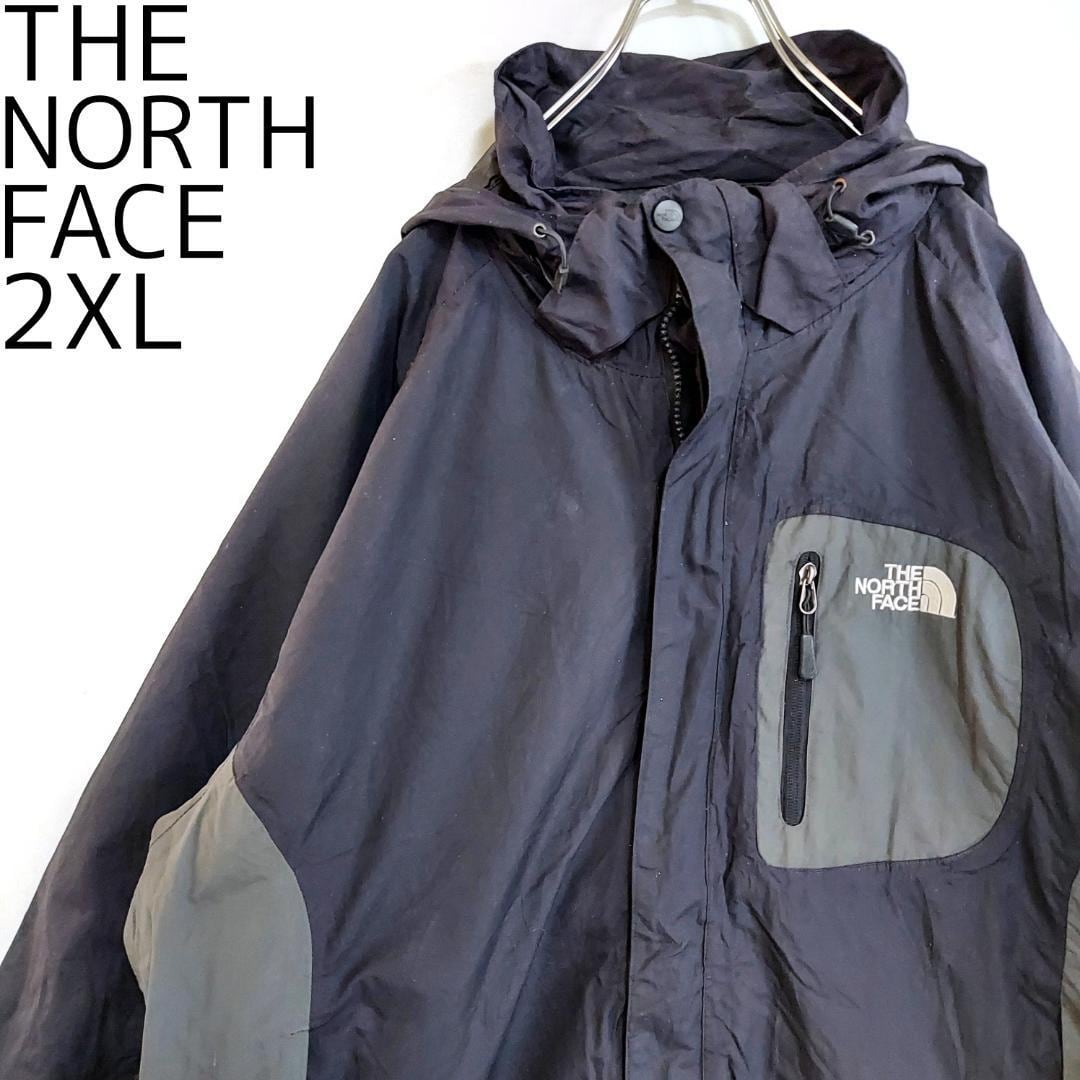 大人気》THE North Face☆ナイロンジャケット L 刺繍 ブラック-