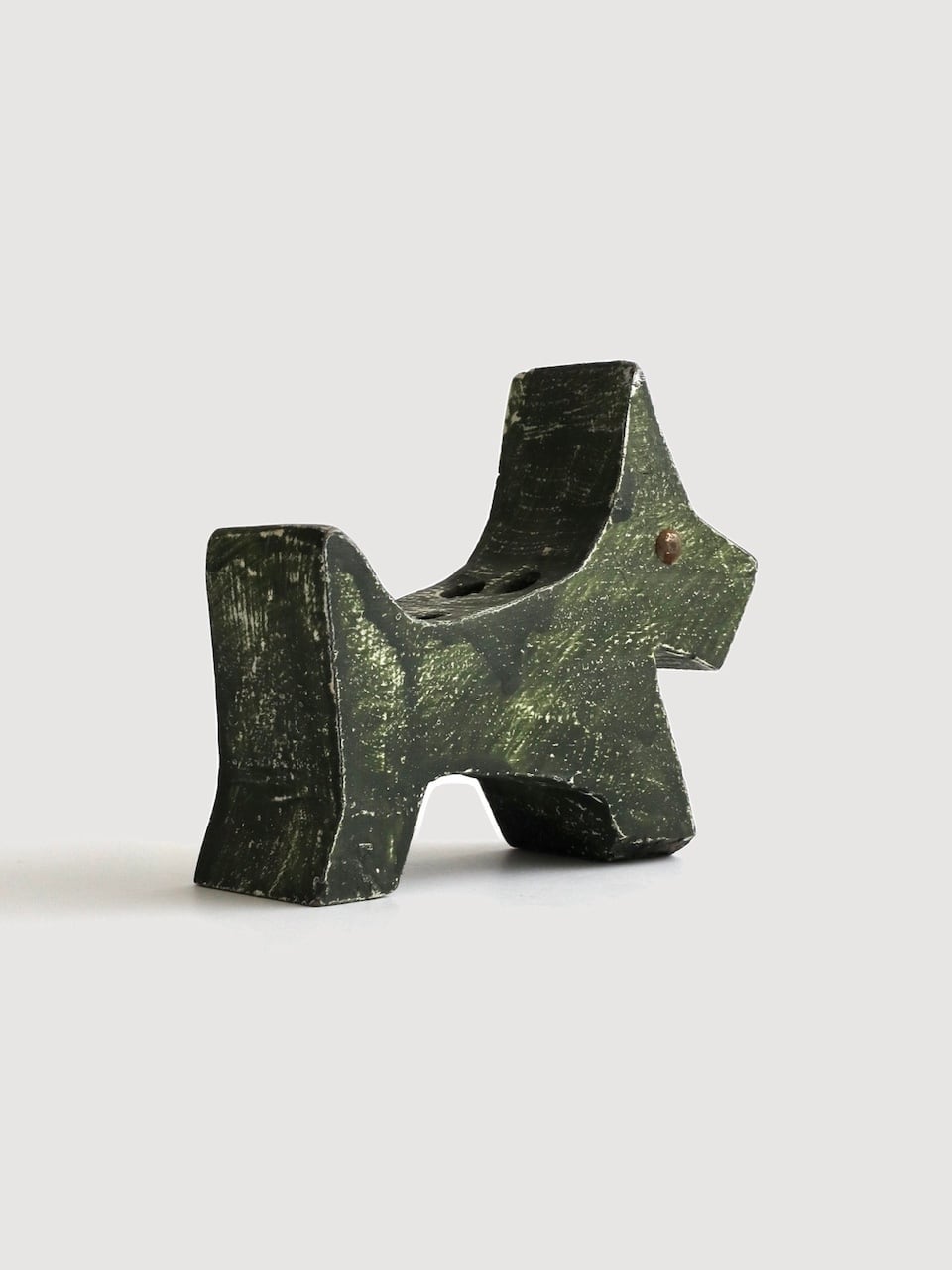 木製 オブジェ|ドッグ|Wood Block Object Dog