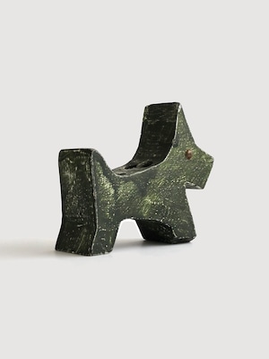 木製 オブジェ|ドッグ|Wood Block Object Dog