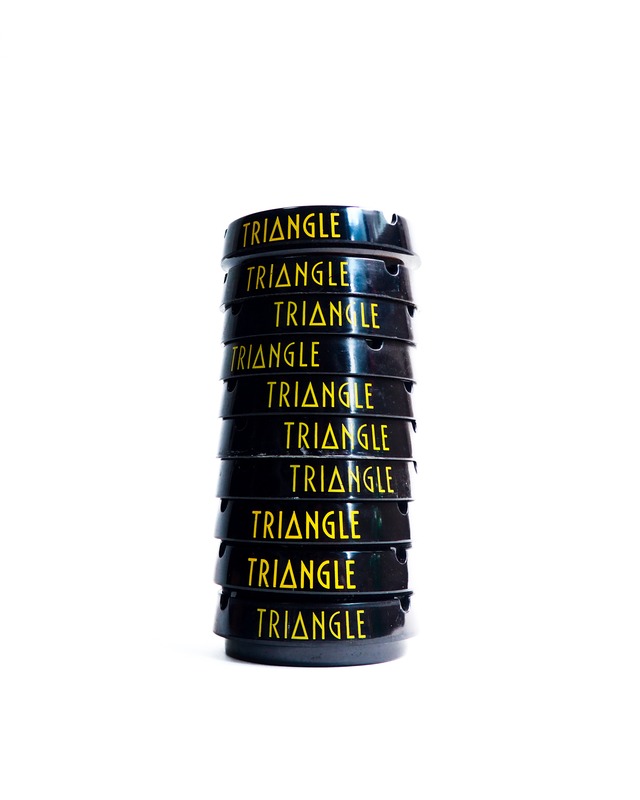 Triangle melamine ashtray