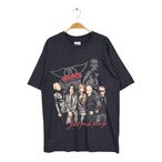 00s エアロスミス 空山基 ヴィンテージ Tシャツ ブラックライト ブラック ロックTシャツ セクシーロボット AEROSMITH ギルダン サイズL 古着 AB0042