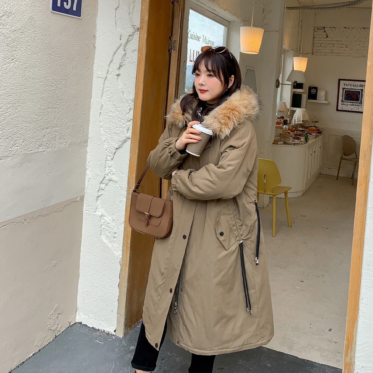 2枚で送料無料 レディース ダウンコート ダウンジャケット フェイク