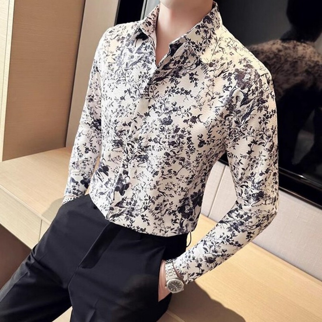 printed shirt tops 00177