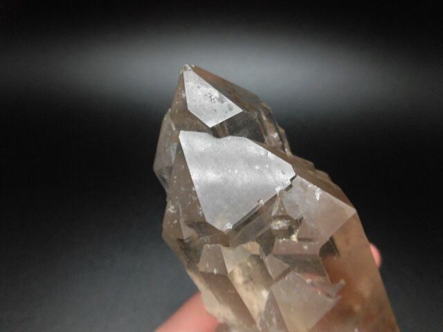 天然の両剣 【送料無料】【レア品】ブラジル産カテドラル水晶ダブルターミネーター　no.1