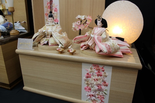 雛人形　HINA DOLL　[さくら刺繍収納]　cocoroシリーズ　数量限定作品