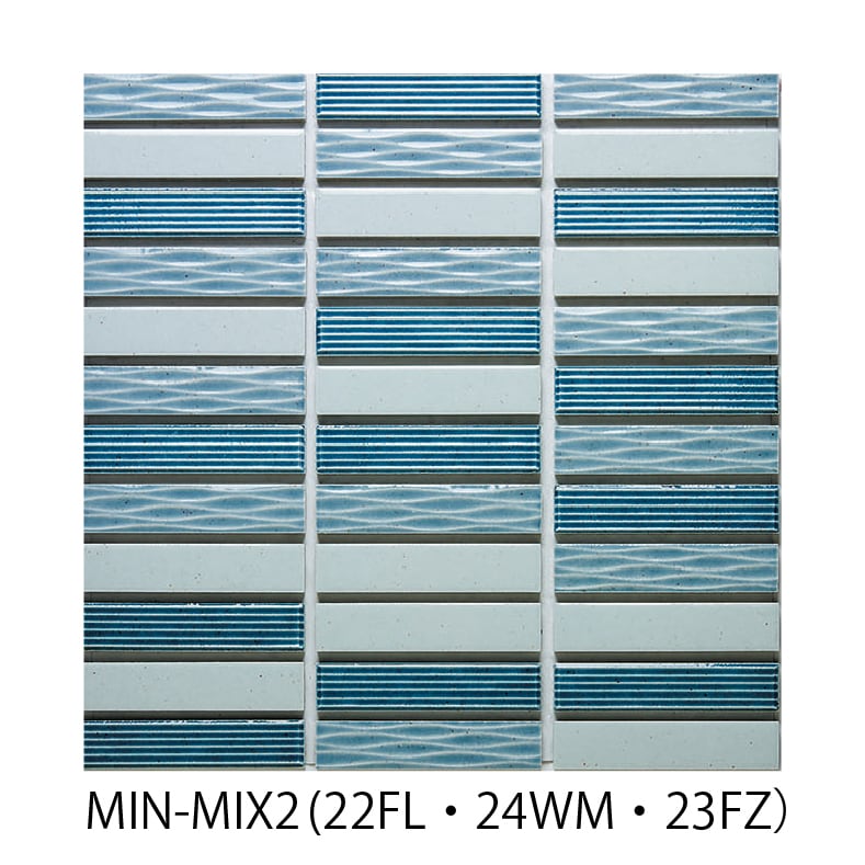 ミナモ 100×25mmボーダー／SWAN TILE | swantile store