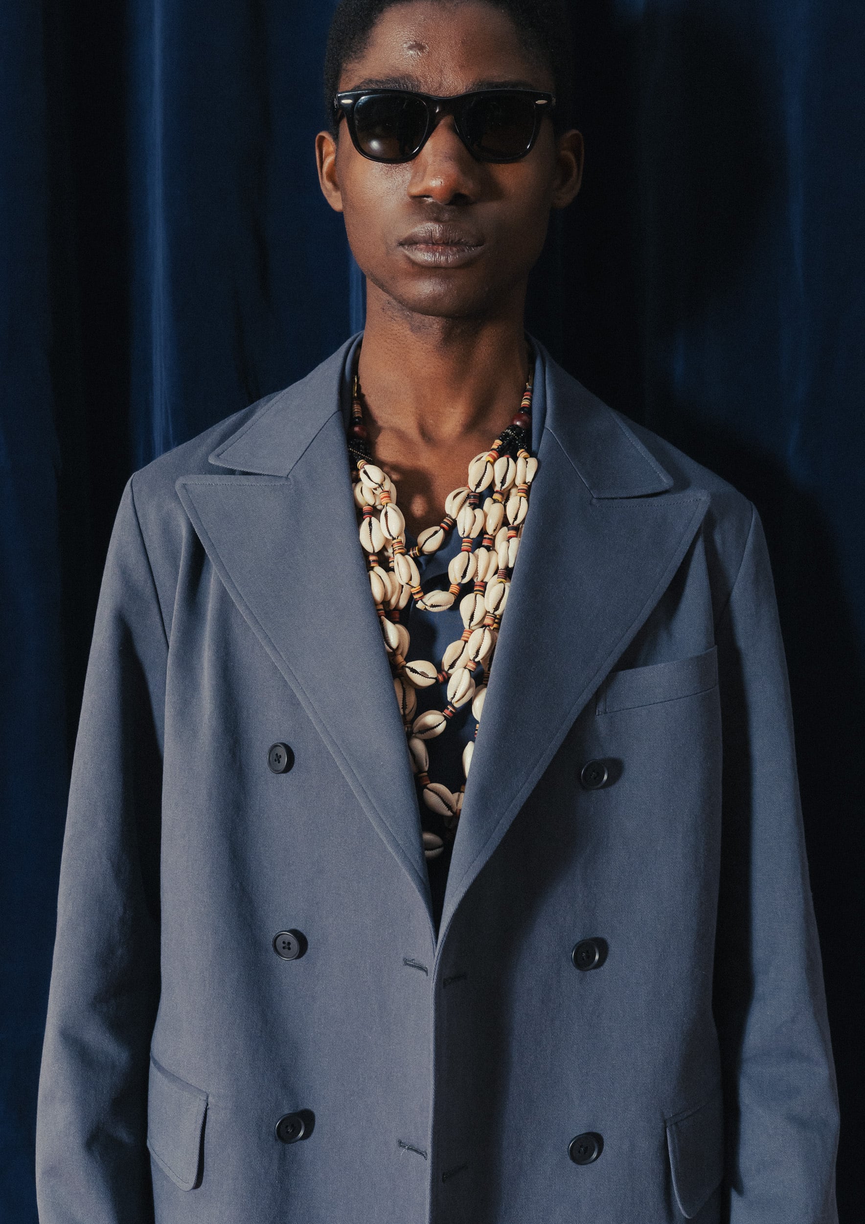 Lamrof / Faded Jazzy Jacket (NAVY) | THE MODERN AGE