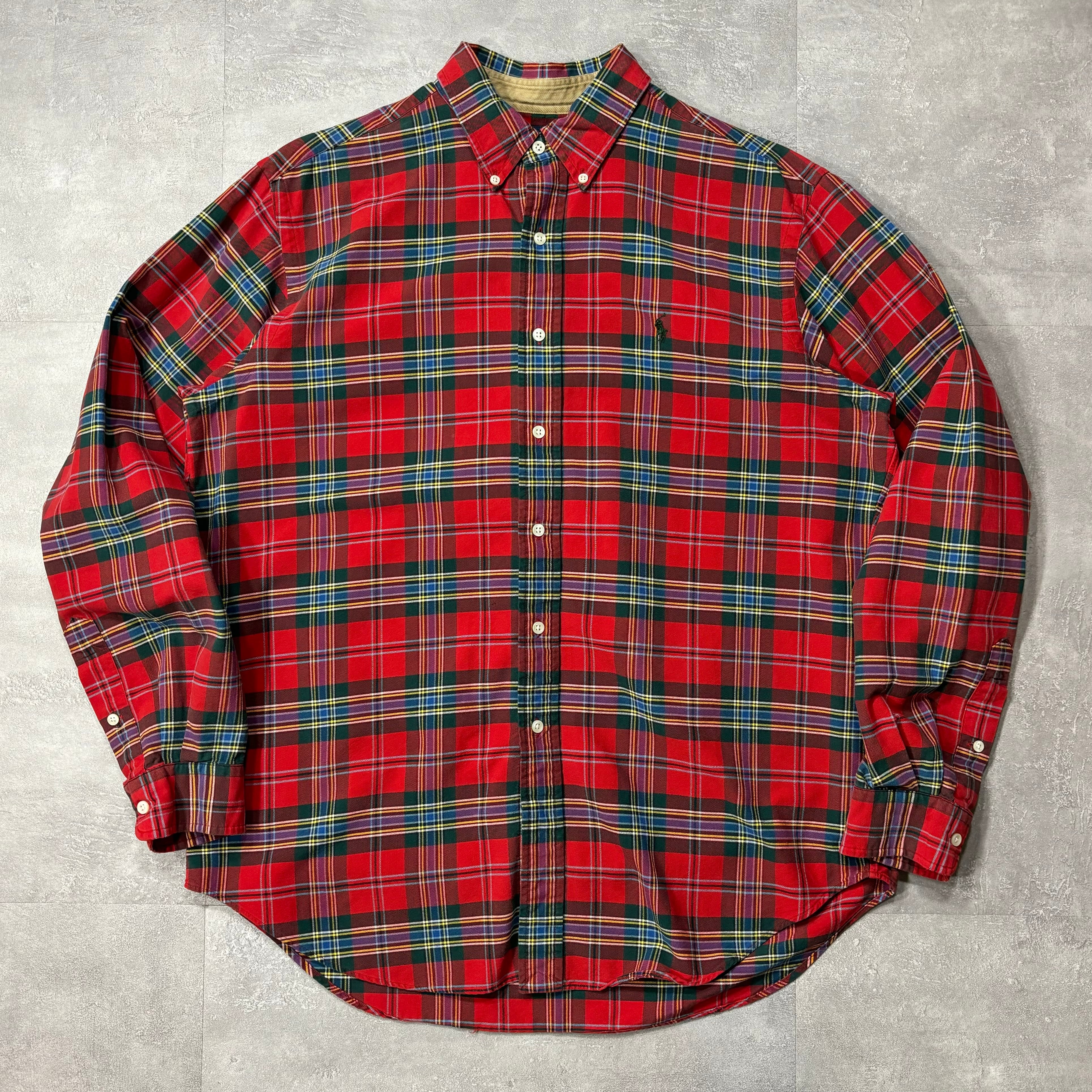 《L》Ralph Lauren ラルフローレン 長袖シャツ チェック no.4108