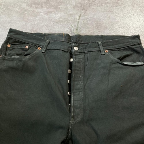 【W40 L32】 USA製 levi's black リーバイス 501xx 詳細写真6
