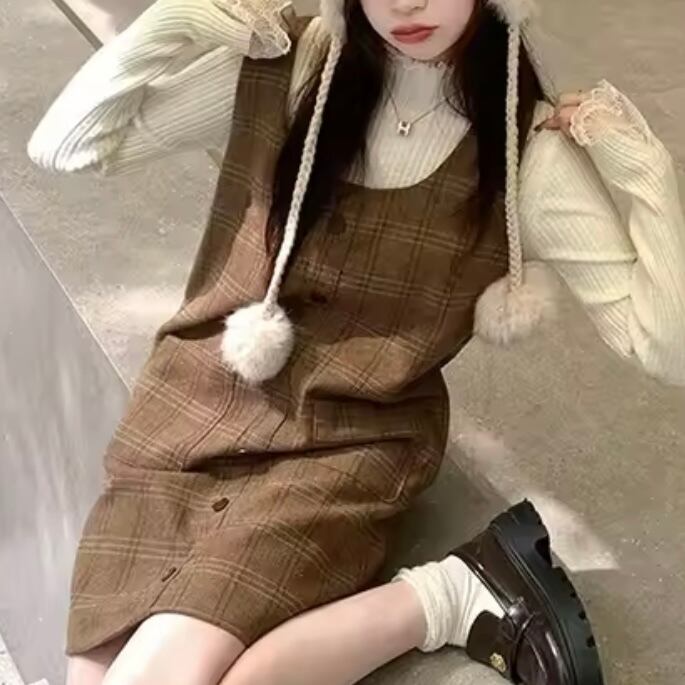 lace sleeve rib knit