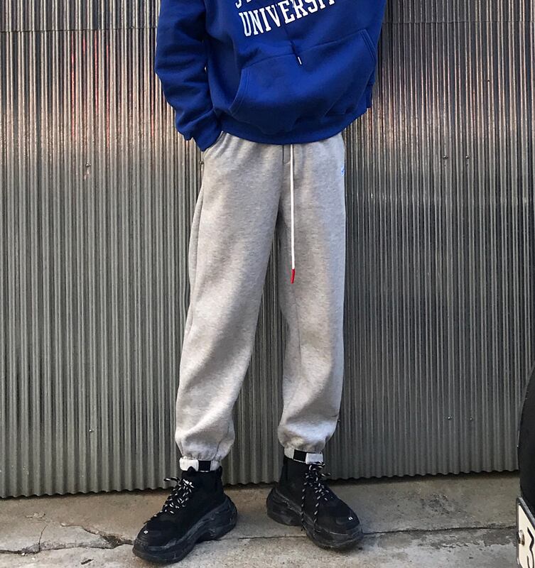 メンズ無地スウェットパンツカジュアルストレート春夏 全2色 スウェットパンツ 無地 ストレート カジュアル | WSCORE
