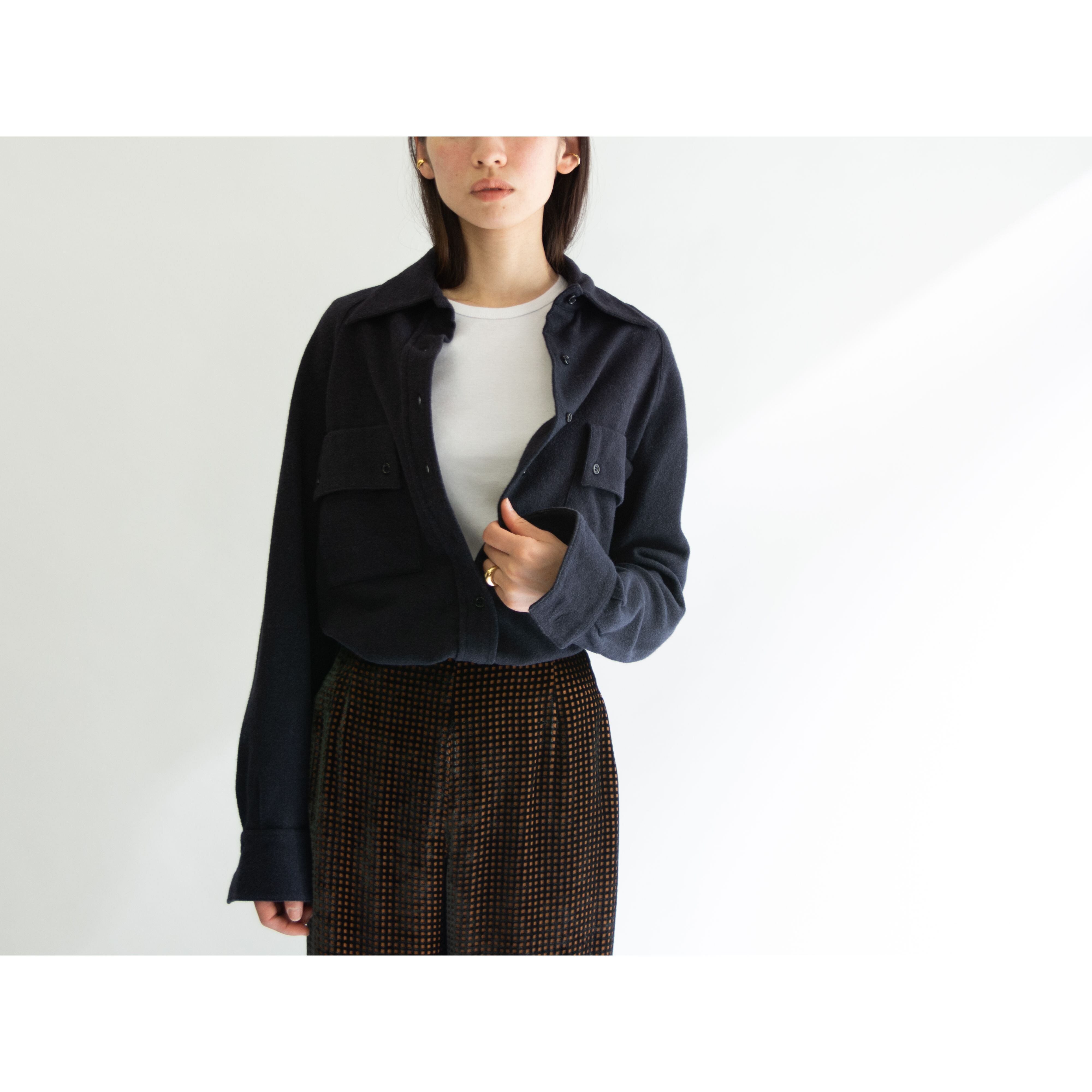 【micmac st.tropez】Made in France Wool-Cotton CPO Shirt Jacket（ミックマック フランス製 ウールコットンCPOシャツジャケット）