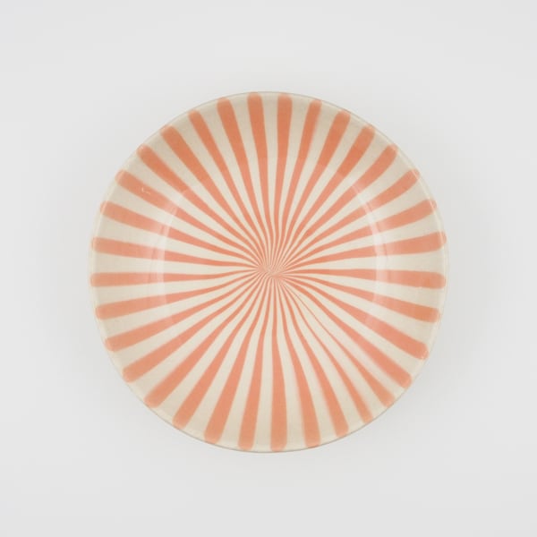 金子 司 小皿 オレンジ/ホワイトA