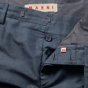 MARNI black slim slacks