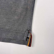 Paul Smith ポールスミス ポケット BD ボタンダウン 鹿の子 半袖 ポロシャツ XXL/大きいサイズ グレー系 メンズ