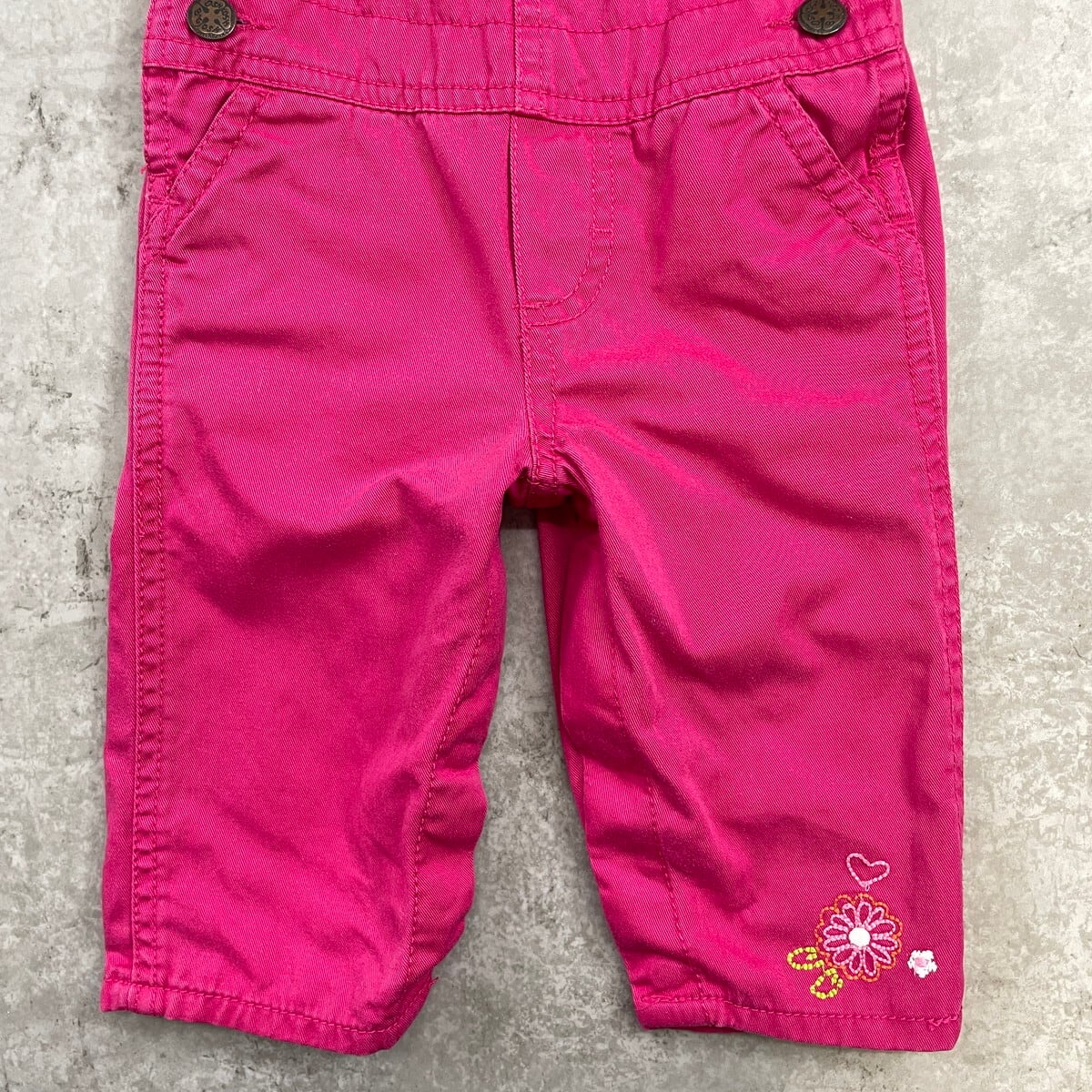 オシュコシュ　花柄オーバーオール　90cm kids】オシュコシュ うさぎ 花柄 総柄 オーバーオール キッズ24ヵ月 90