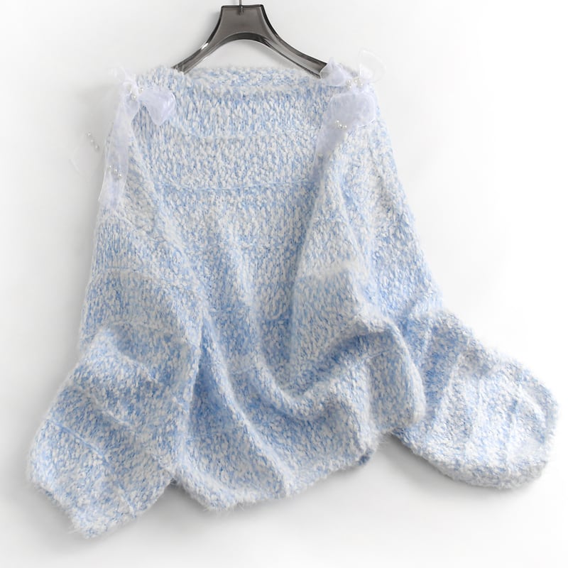 Boat Neck Drop Shoulder knit TO0834