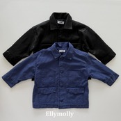 【取寄/韓国直送】Elly molly ロウポケットジャケット｜秋服｜韓国子供服｜26/AT