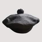 R&D.M.Co-/OLDMAN'S TAILOR　アンゴラベレー　ANGOLA　beret　♯7965 M(58)　BLACK