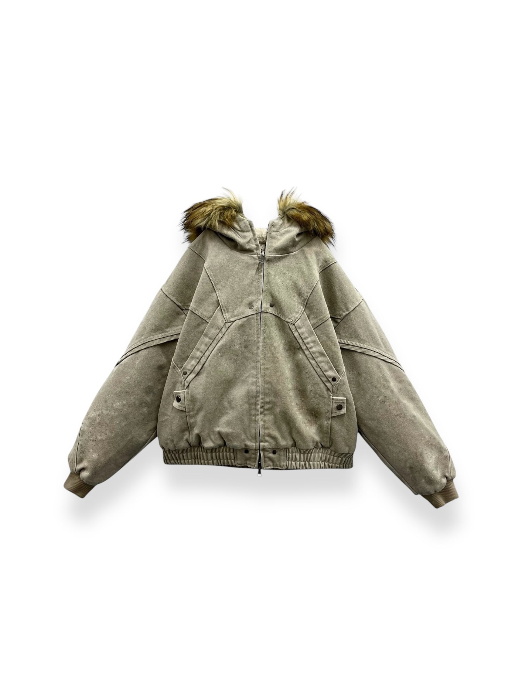 PLANET STUDIO】fur short padded hoodie | OVERTURE WEB SHOP