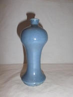 瑠璃御神酒徳利 Imari sapphire porcelain sake bottle(No1)  