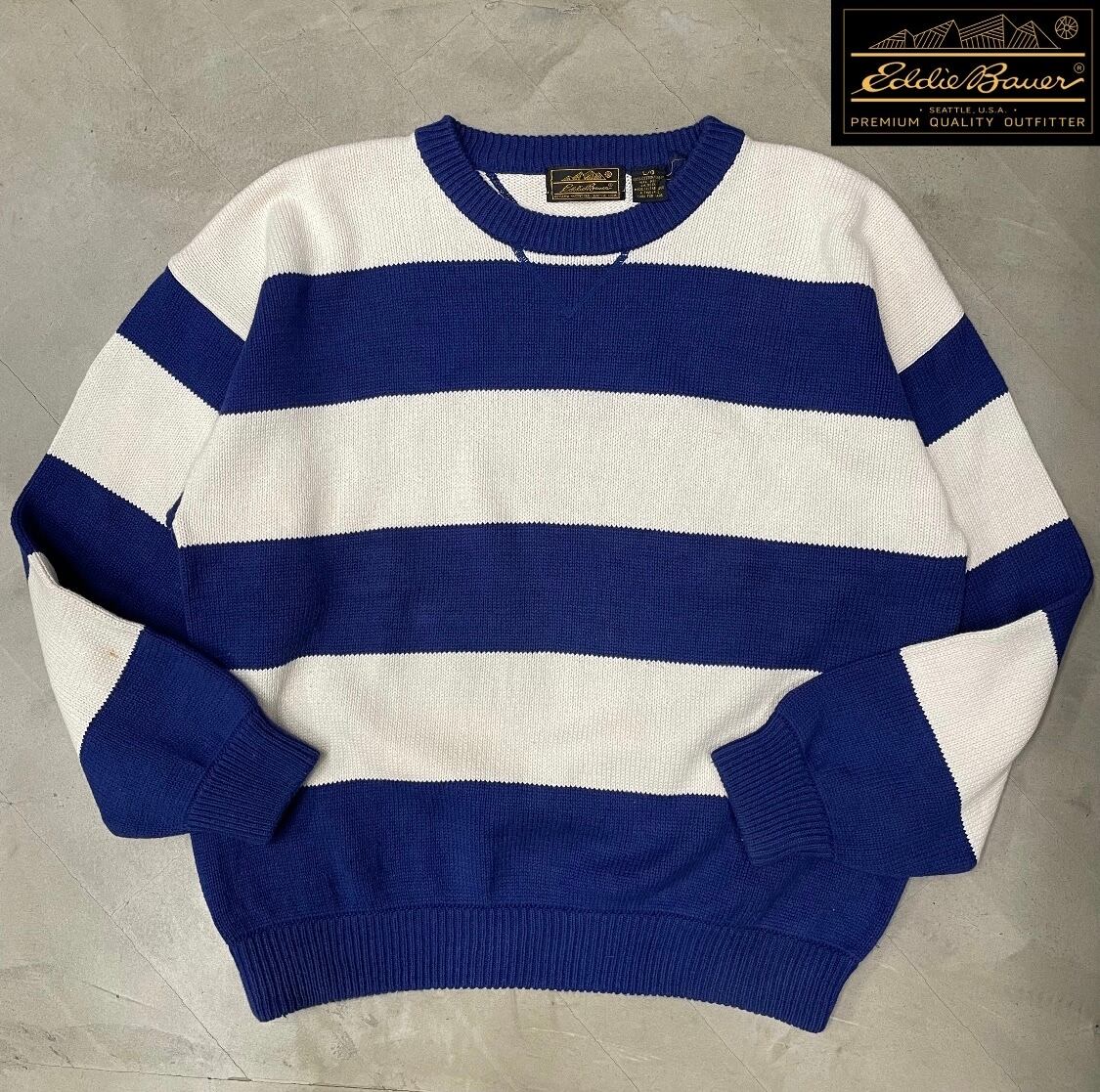 80s Wool rich バーズアイニット ウールリッチ | used&vintage aoakua