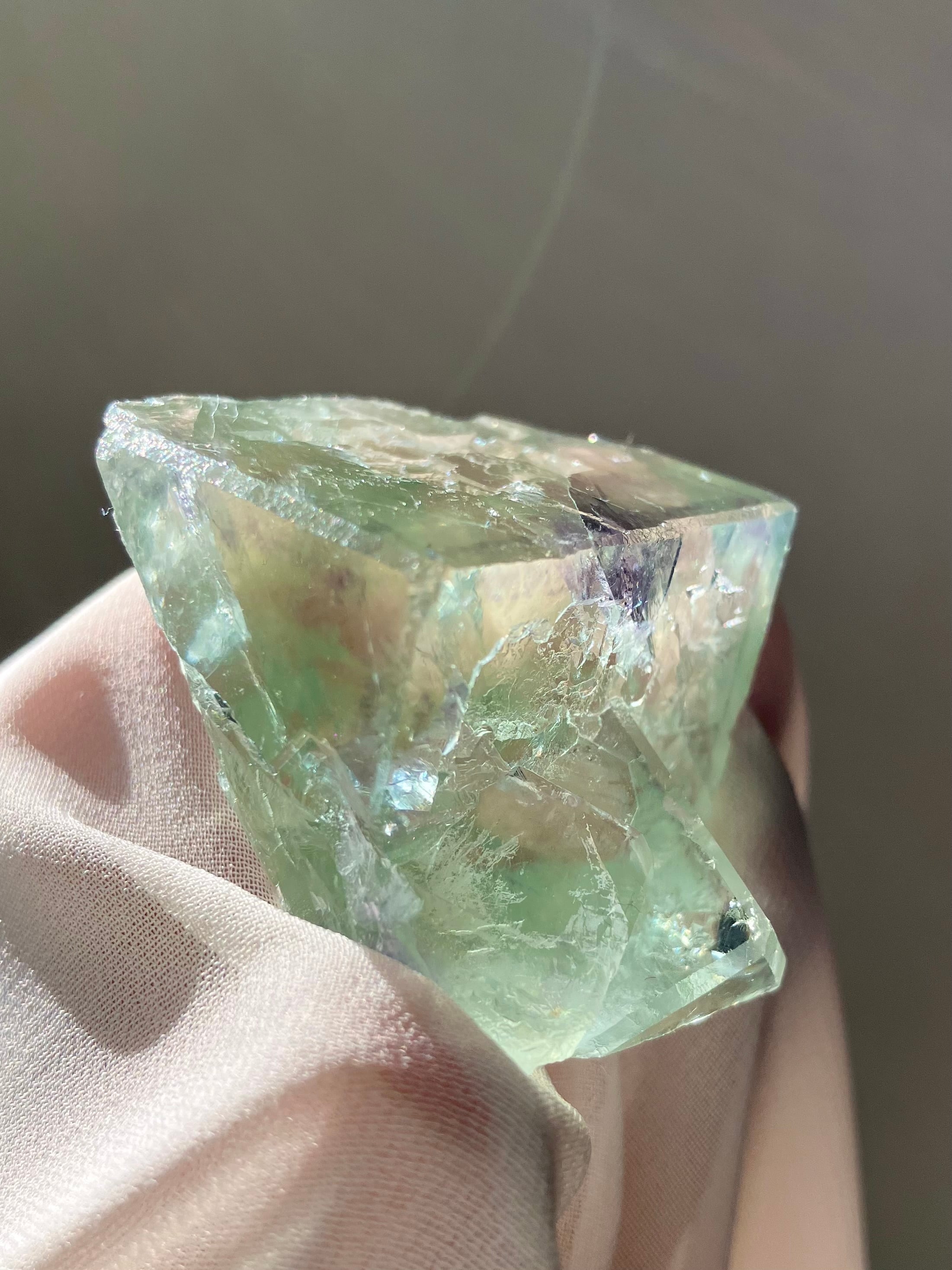 美結晶 シャンファーリン グリーンフローライト | Crystal Lilly