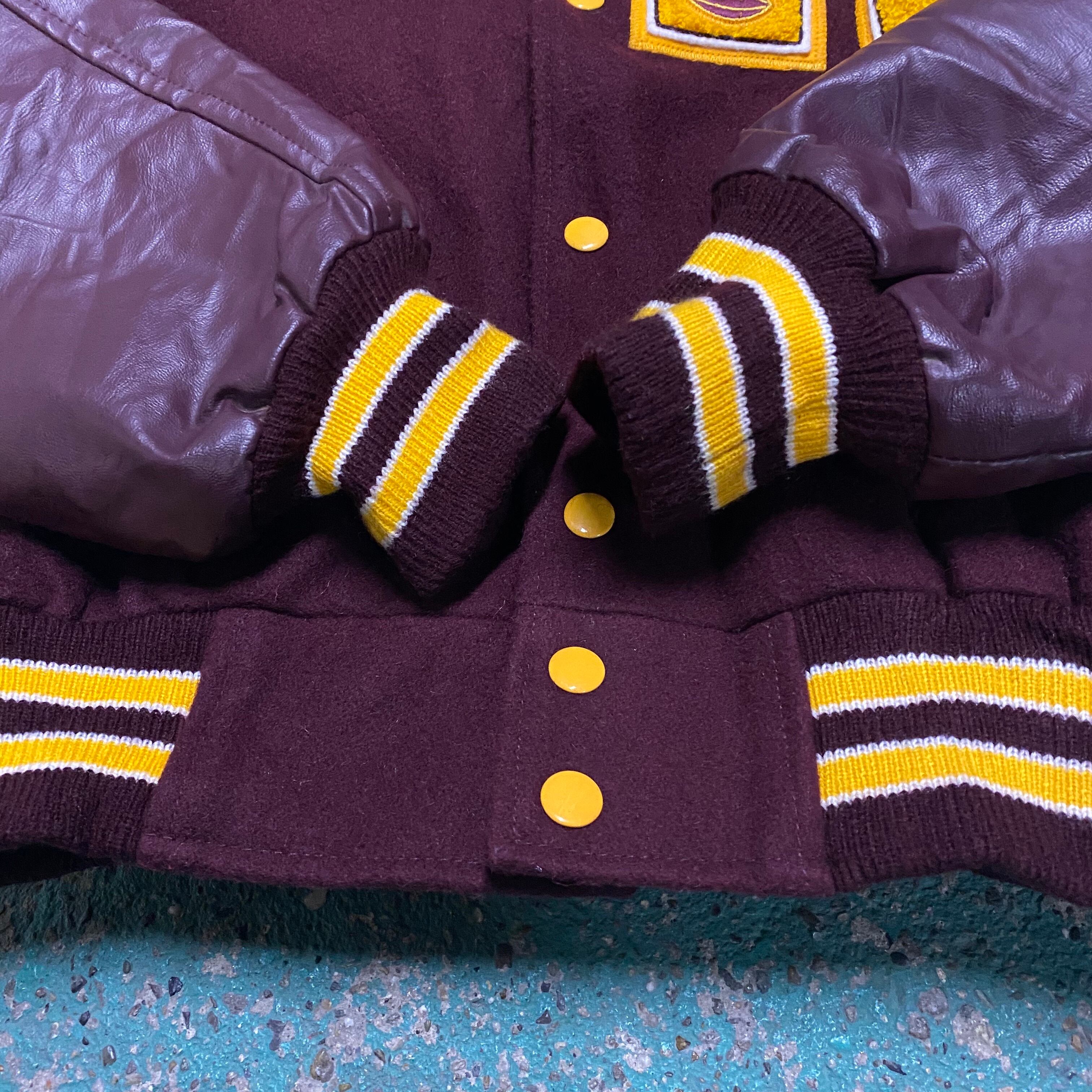 balfour ウールアワードジャケット スタジャン アメフト ワッペン 袖