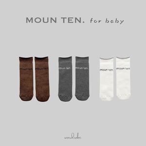 即納【MOUNTEN.】baby logo tube socks / 3色 / 靴下 / マウンテン