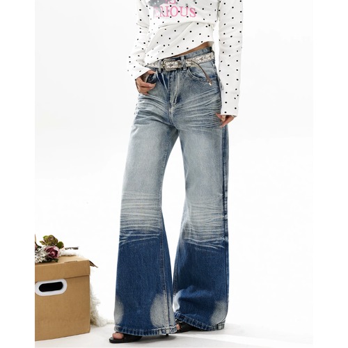 washed flare denim　ウォッシュドフレアデニム　J2127