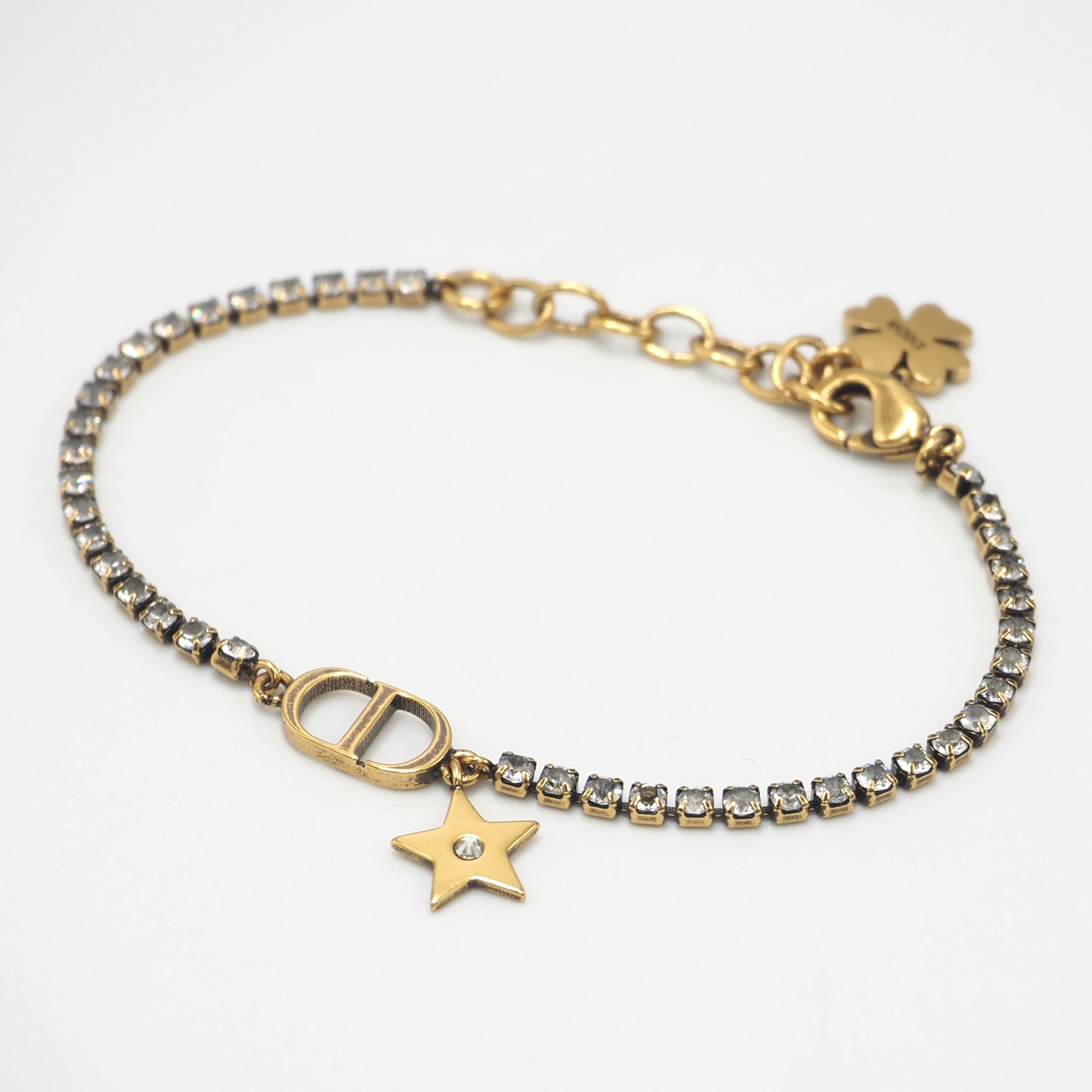 【現行品】DIOR プチ CD チャーム ブレスレット GP ディオール