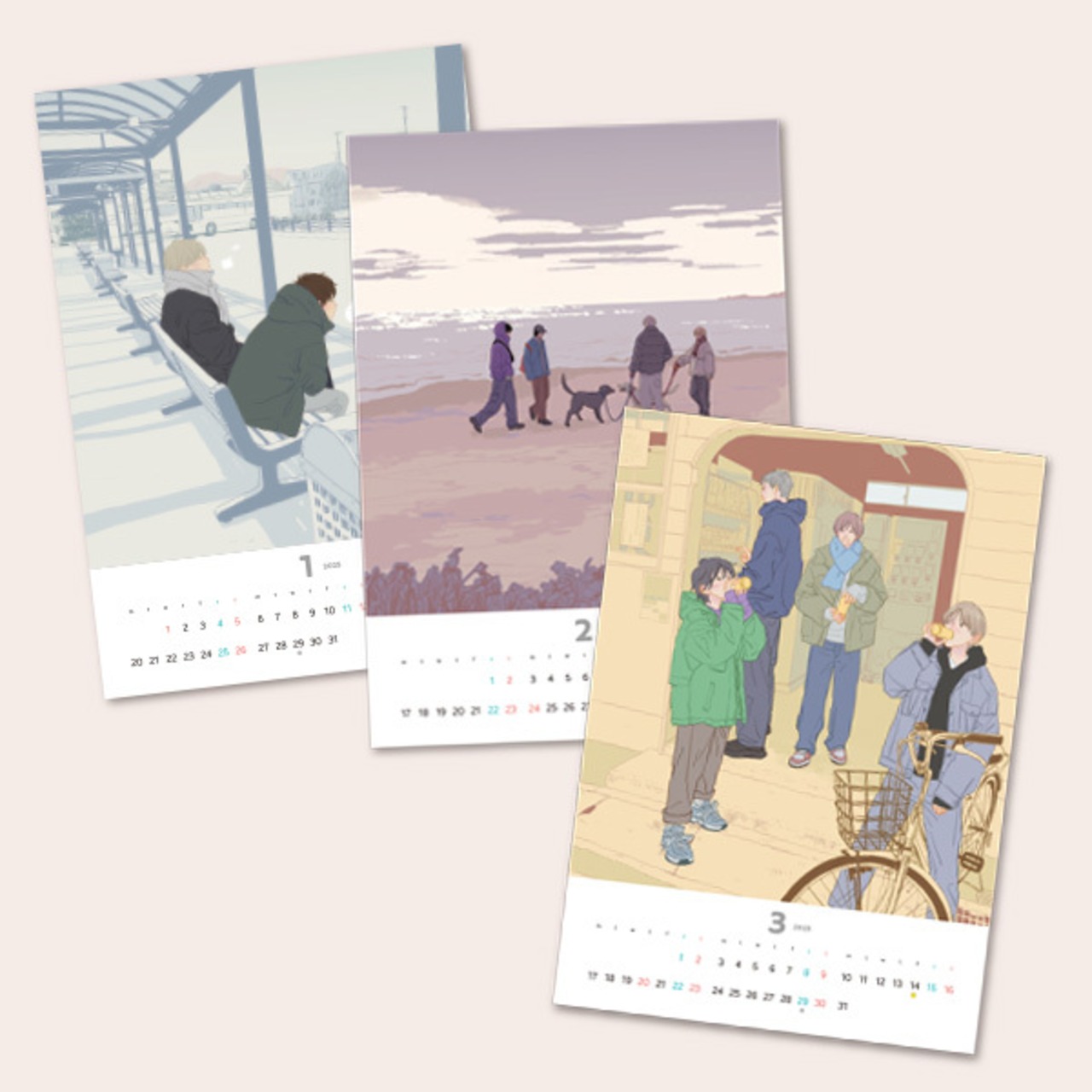 絵津鼓『あつ＆さむカレンダー2025』