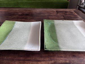 おやつプレート大小2枚セット　pur-5
