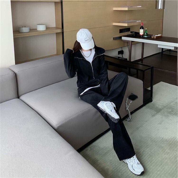 セットアップ カーディガン パーカー スポーツパンツ カジュアルパンツ