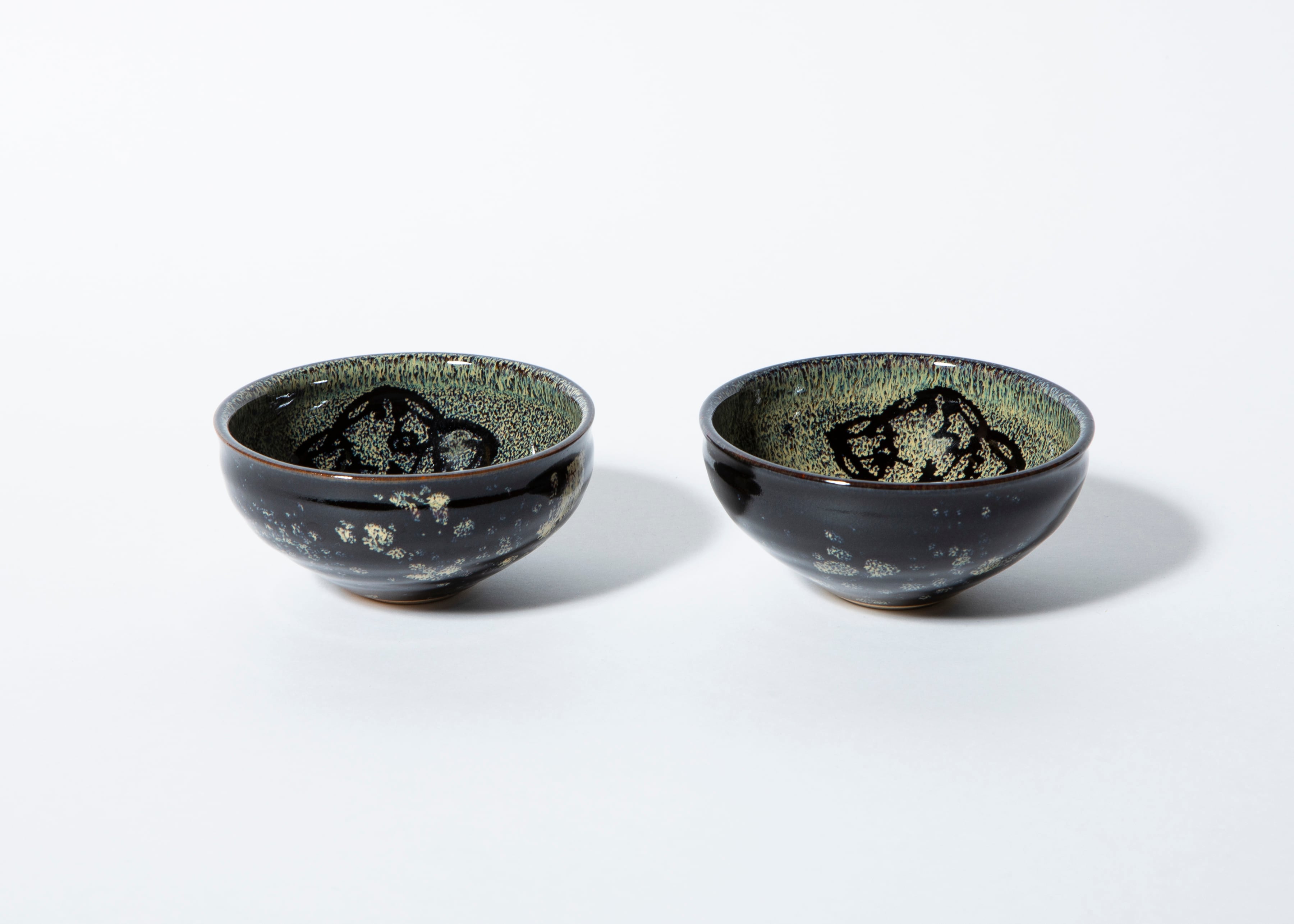 廬陵の風 吉州窯茶碗】剪紙（せんし）天目茶碗 文字天目 | jimboshop