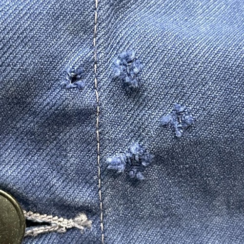 50-60s フランス軍 コットンツイル フレンチワークジャケット 詳細写真12