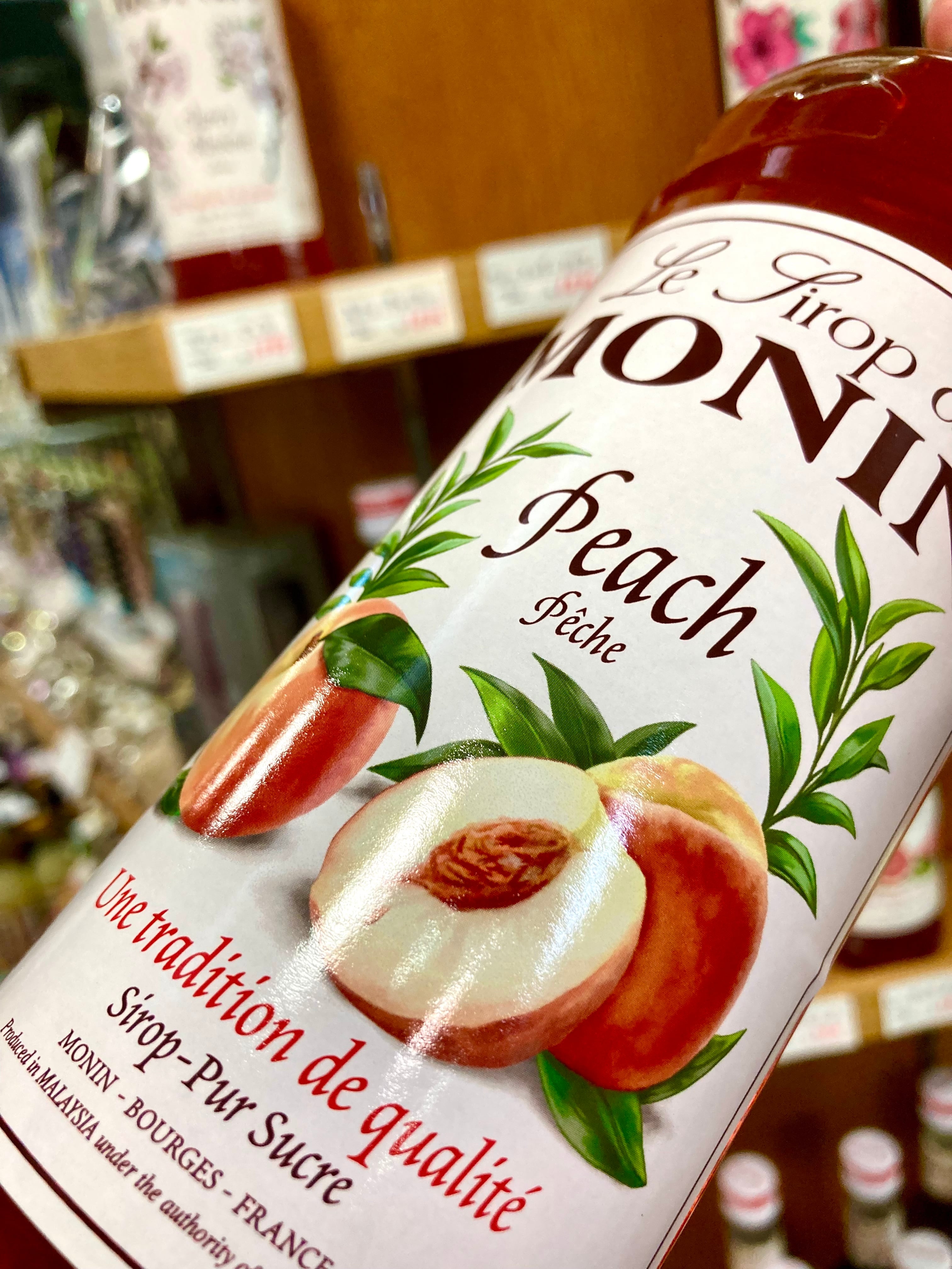 ノンアルコールシロップ ☆『モナン ピーチ シロップ 700ml』 | きたの酒店