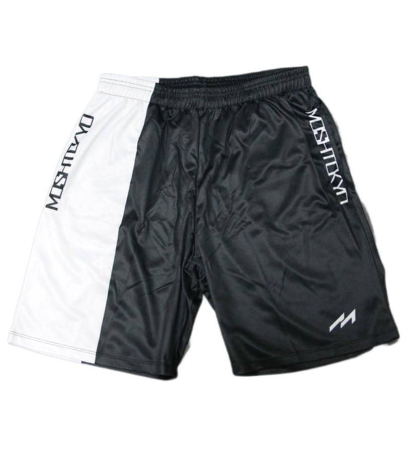 Two-tone Color Pants(MHP-2505) BLACK ×WHITE