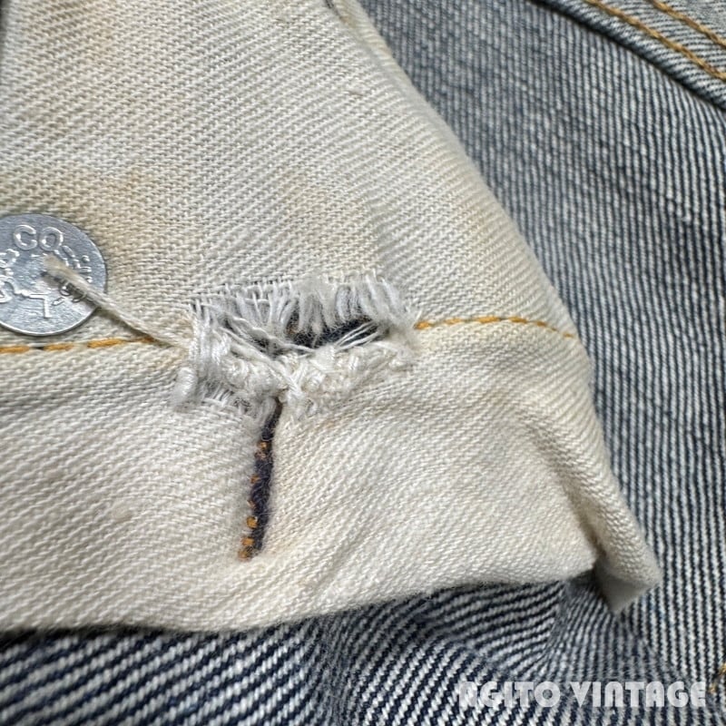 70's LEVI'S リーバイス 505 デニム Big E デカ文字 濃いめ グッド
