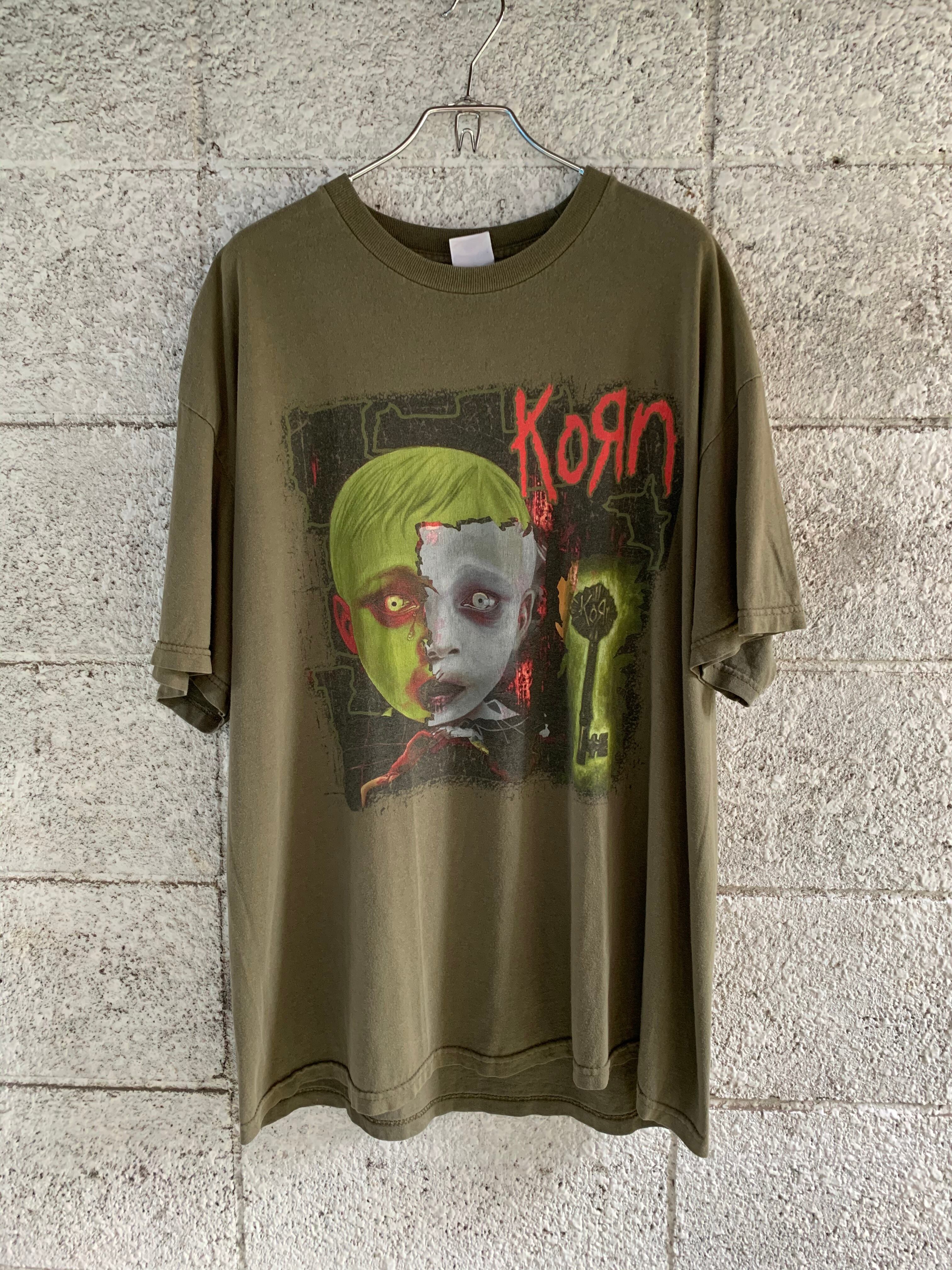 00s korn メキシカンカートゥーン調　バンドTシャツ