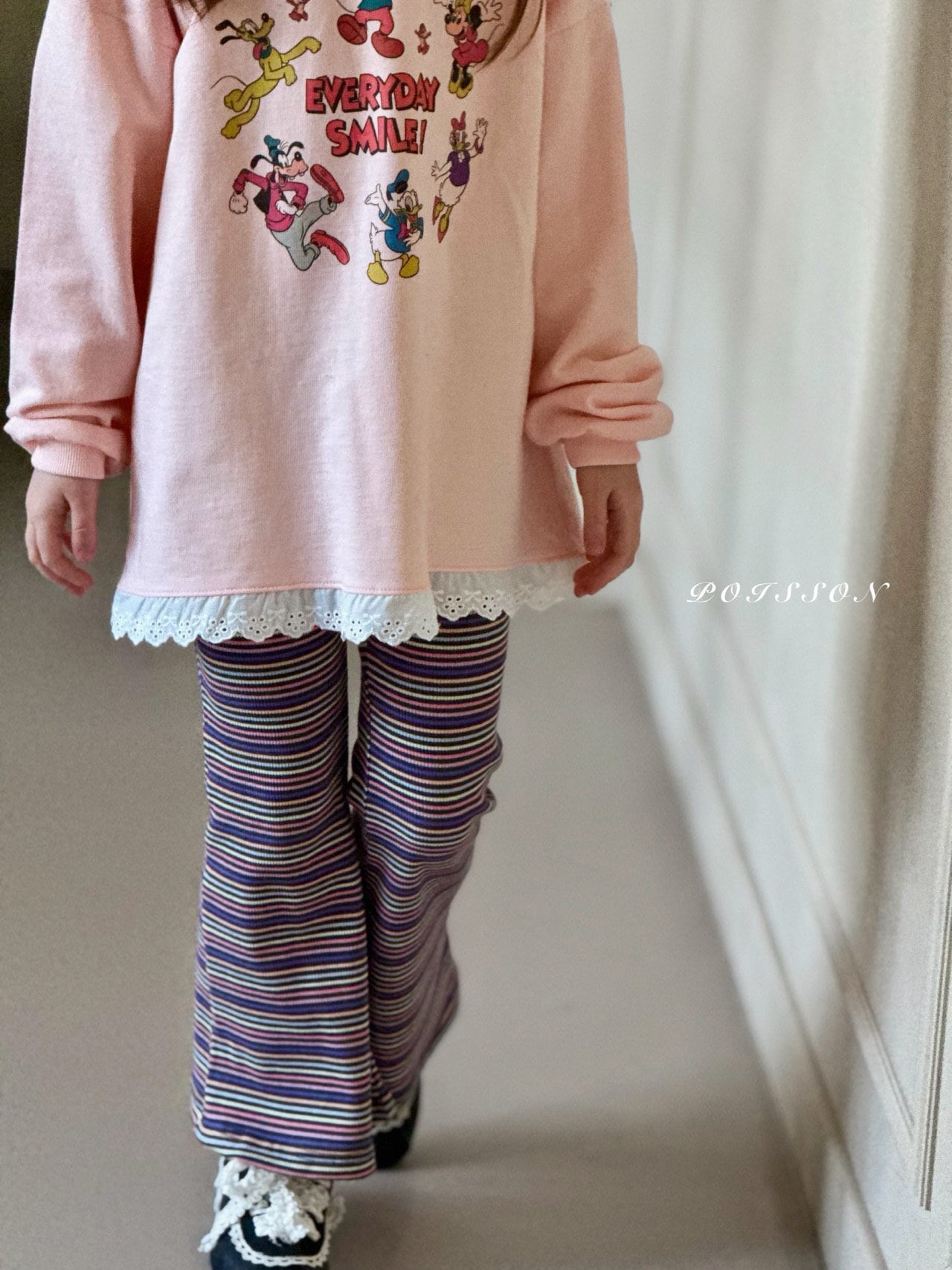 B649【即納】color pop pants