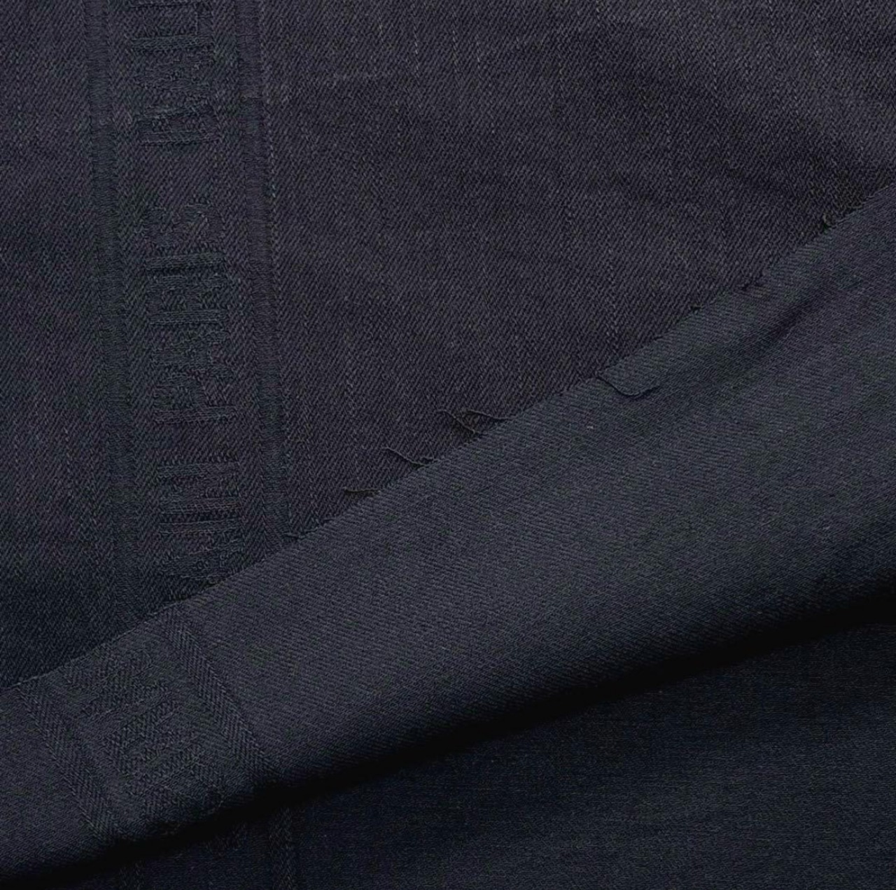 AM082◆1m◆ラスト1点‼◆L◆綿100%デニム生地◆アパレルブランド◆約11オンス