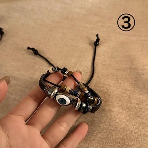 ハンドメイド おしゃれ 革質 レトロ レディース 手作り ブレスレット