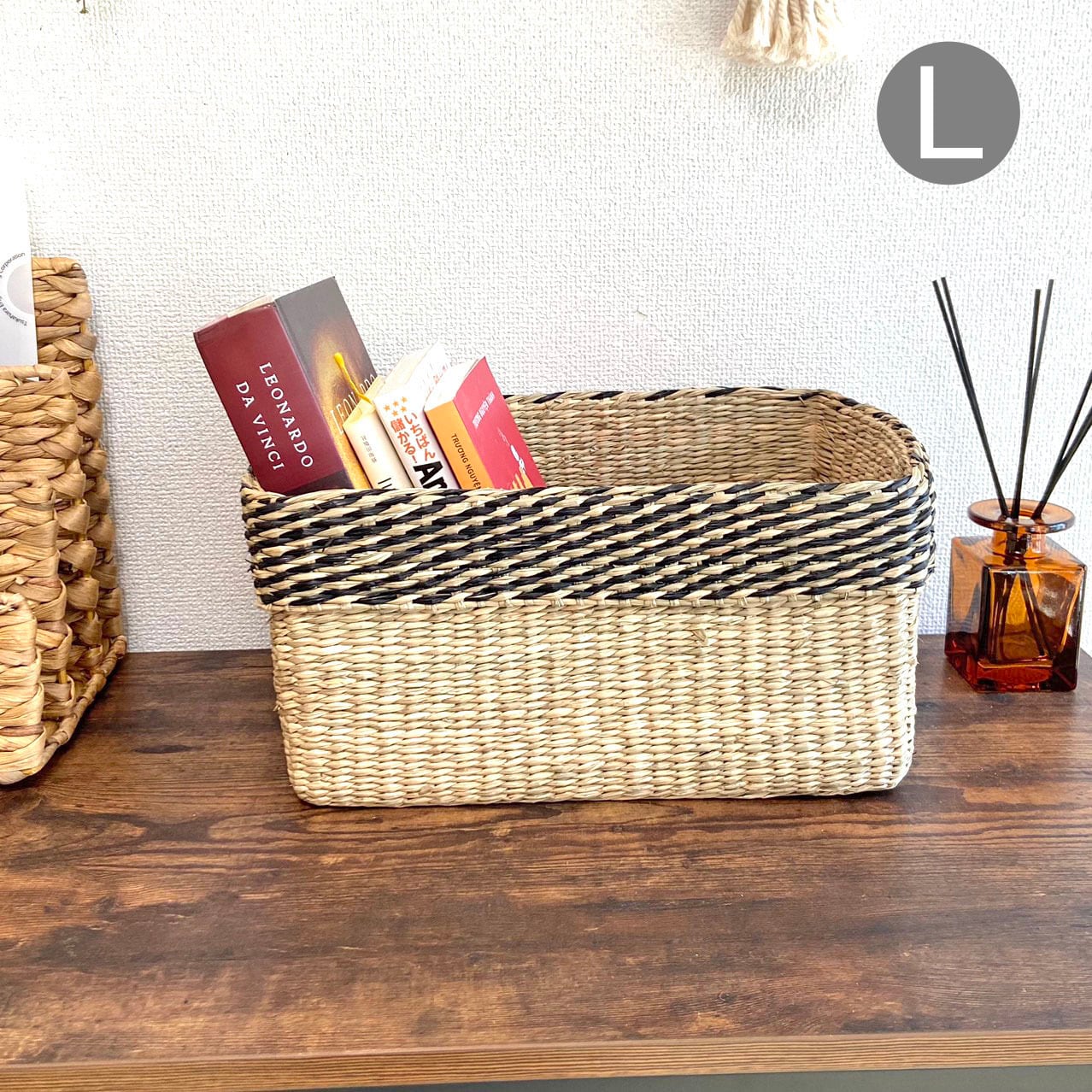 シーグラス バスケット Lサイズ(SGD-238L)