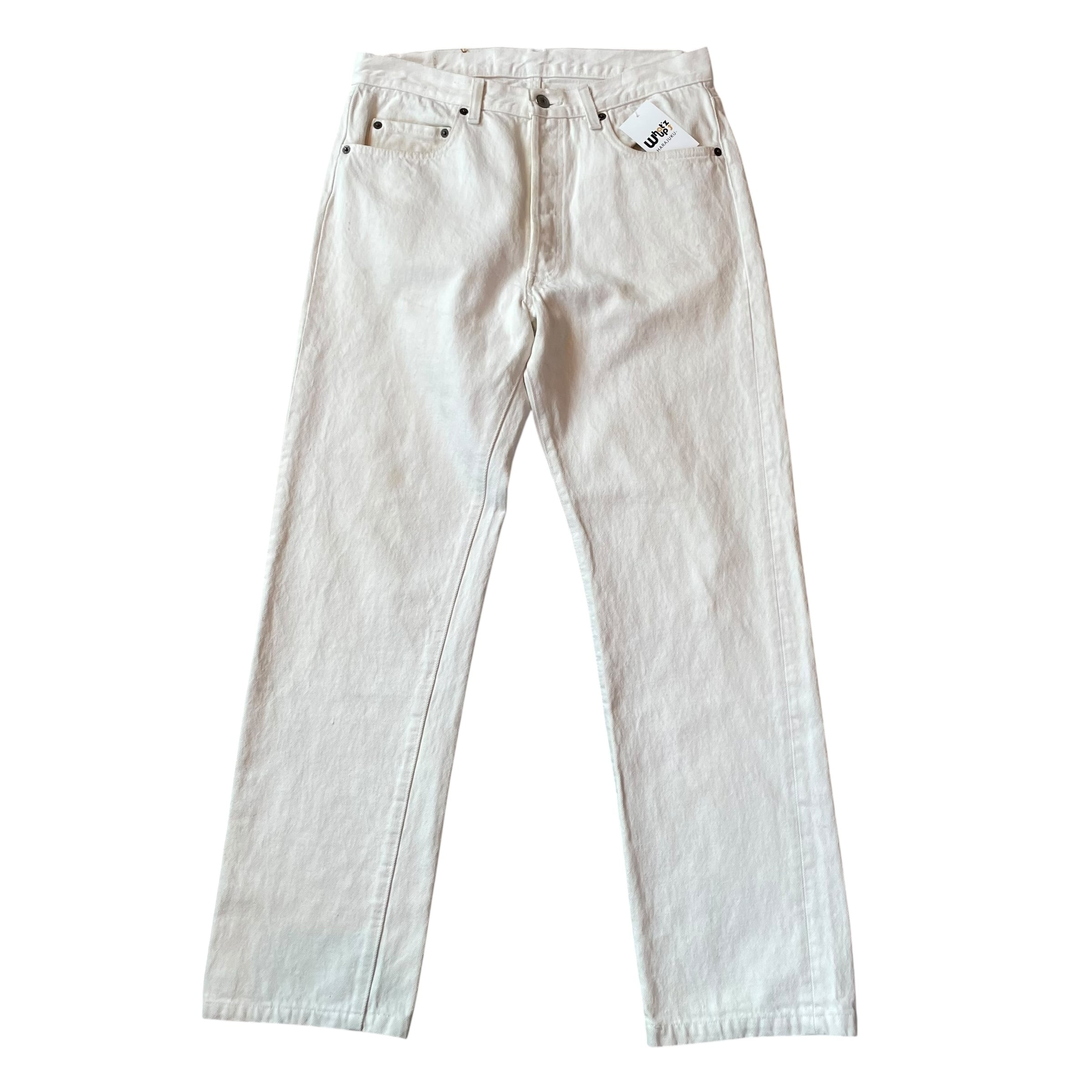 ⑥1985s Levi's 501 "White denim" pants