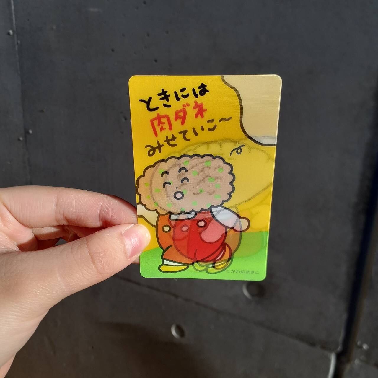ぎょざお「ときには肉ダネみせていこ〜」 | うごく！ステッカー屋さん
