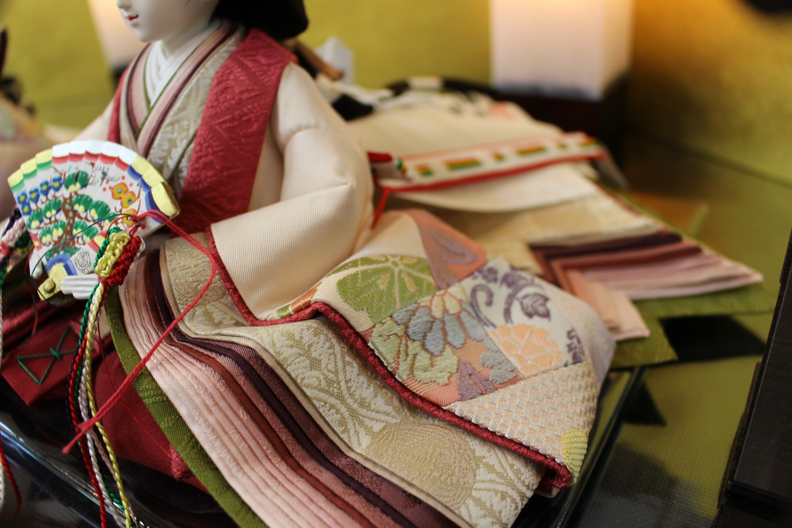 雛人形 三五親王飾り 清水久遊「切ばめ」限定1本 | SHIMADA DOLL