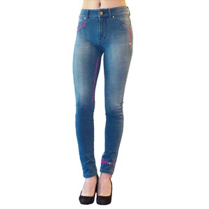 PINK NEON TATTOO JEANS