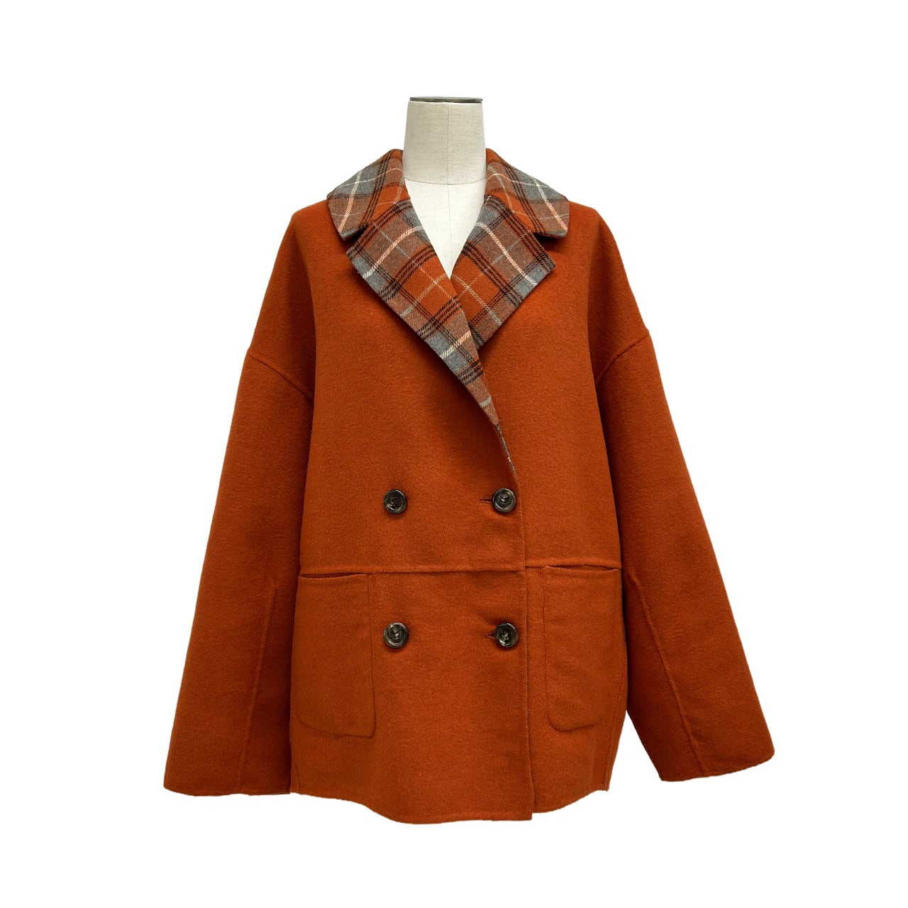 ⭐限定予約商品⭐【ayane】リバーシブルコート 876801 アヤン | red earth