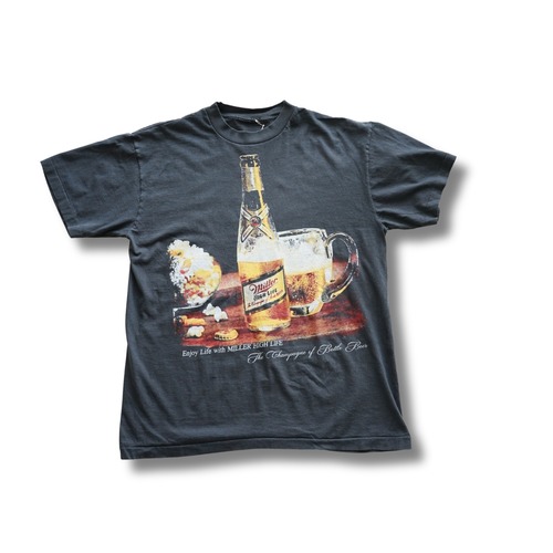 Miller High Life ミラーハイライフ ビールプリントTシャツ L XL｜NA750 NA751 NA752 NA753